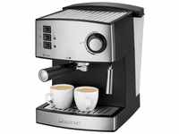 CLATRONIC Espressomaschine ES 3643, Edelstahlfront, Tassenvorwärmfunktion, 15...