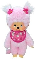 Monchhichi Pl&uuml;schfigur Kirschbl&uuml;ten-M&auml;dchen 20 cm Monchhichi Puppe mit rosa Fell