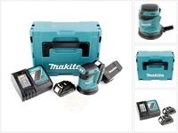 Makita Akku-Exzenterschleifer DBO 180 RYJ 18 V Akku Exzenterschleifer + 2x Akku...