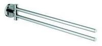 Grohe Badaccessoire-Set Grohe Handtuchhalter Essentials 43,9cm, 2-armig,...