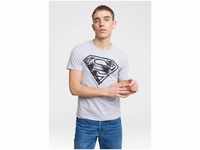 LOGOSHIRT T-Shirt SUPERMAN - LOGO SCRIBBLE mit coolem Frontprint