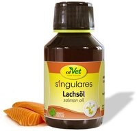 cdVet Singulares Lachs&ouml;l, Erg&auml;nzungsfutter f&uuml;r: Hunde, Katzen, 100% Naturprodukt,