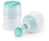NUK Aufbewahrungsdose Milchpulverportionierer mit 3 stapelbaren Kammern -...
