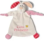 Nici Schmusetuch My First NICI Kollektion, Hase Tilli, Kleine Prinzessin, mit