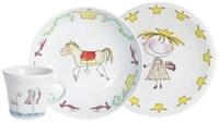 KAHLA Kindergeschirr-Set Kinderset M&auml;rchenprinzes (3-tlg), 1 Personen, Porzellan