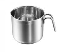 Kopf Milchtopf Josie 14 cm, Edelstahl, &Oslash; 14 cm, H&ouml;he 12 cm, 1,5 Liter