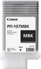 Canon PFI-107MBK Tintenpatrone (130 ml, Original Druckerpatrone, schwarz matt)