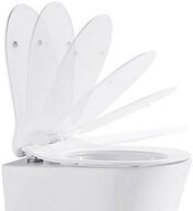 NEG Tiefsp&uuml;l-WC NEG Design H&auml;nge-WC Uno11RL/RK randlos spritzfrei, Wandmontage