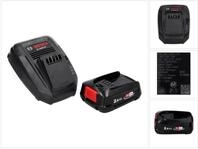 BOSCH Starter Set 18 V mit 1x PBA 2,5 Ah Akku + AL 1830 Ladeger&auml;t (1600A00 Akkupacks