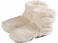 Warmies® Wärmekissen Slippies™ Boots Deluxe beige, Gr. 37-42, mit...