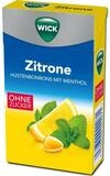 WICK S&uuml;&szlig;igkeit, WICK Zitrone zuckerfreie Halsbonbons mit nat&uuml;rlichem Menthol...