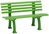 Blome Gartenbank Gartenbank Ibiza 2-Sitzer, Pflegeleichter Kunststoff, Wei&szlig;