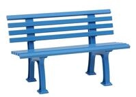 Blome Gartenbank Gartenbank Ibiza 2-Sitzer, Pflegeleichter Kunststoff, Wei&szlig;