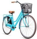 bergsteiger Cityrad Amsterdam 26, 28 Zoll Damenfahrrad, ab 150 cm, Korb, 1 Gang,