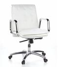hjh OFFICE Chefsessel Profi Chefsessel Villa 10 Leder mit Armlehnen, Drehstuhl