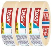 tesa Kreppband 55338 (Set, 3 Rollen im Set) Beschriftbar, r&uuml;ckstandsfrei abl&ouml;sbar