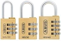ABUS Vorh&auml;ngeschloss, 3-stelliger individuell anpassbarer Zahlencode,...