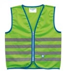 WOWOW Fahrradreflektor Wowow Sicherheitsweste Fun Jacket f&uuml;r Kinder gr&uuml;n mit...