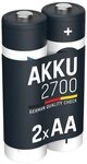 ANSMANN AG Mignon AA Akku 2700 mAh Hohe Kapazit&auml;t Akku