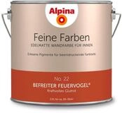 Alpina Wandfarbe Alpina Feine Farben edelmatt 2,5 Liter - Farbfamilie Rot