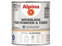 Alpina Farben Weißlack für Fenster und Türen 750 ml, glänzend