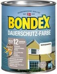 Bondex Holzschutzlasur Bondex Dauerschutz-Holzfarbe 750 ml morgenwei&szlig;