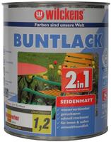 Wilckens Farben Acryl-Buntlack Buntlack 2in1 Lack, seidenmatt, Reinwei&szlig; RAL...