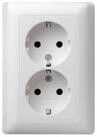 GIRA Steckdose Gira Schuko-Doppelst.dose rws 078004
