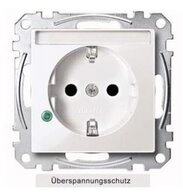 merten Klemmen Merten SCHUKO-Steckdose pws/gl MEG2305-0319