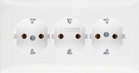 Berker Klemmen Berker 3fach-Steckdose SCHUKO 47661909