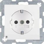 Berker Klemmen Berker SCHUKO-Steckdose pws/matt 41091909