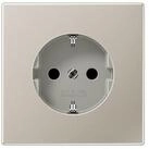 JUNG Steckdose Jung SCHUKO-Steckdose edelstahl ES 1520 KI