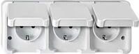 merten Klemmen Merten SCHUKO-Dreifach-Steckdose MEG2390-8029