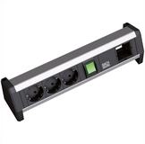 Bachmann DESK 1x Schalter 3x Schutzkontakt 1x ABD GST18...
