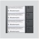 Siedle Schl&uuml;sselkasten Siedle&S&ouml;hne Bus-Tasten-Modul dgr/gli BTM 650-04 DG