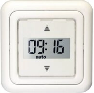 Kaiser Nienhaus Rollladen-Zeitschaltuhr Tastor Mercato mit Tagesprogramm 320050