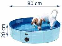 Schecker Doggy-Pool Planschbecken für Hunde Swimmig Pool 80 cm (Hundespielzeug)