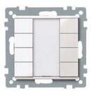 merten Schalter Merten Taster 4f. plus pws/gl 617419