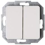 Kopp Schalter Kopp Milano Wechselschalter wei&szlig; Unterputz 16 A 250 V IP20 2...