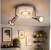 Briloner Leuchten LED Deckenleuchte, LED-Leuchtmittel fest verbaut, Warmwei&szlig;,