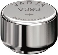 VARTA 1 Varta Watch V 393 Prim&auml;r Silber Uhrenbatterie Blister Knopfzelle