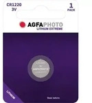 AgfaPhoto Agfaphoto Batterie Lithium, Knopfzelle, CR1220, 3V Extreme, Retail Bl