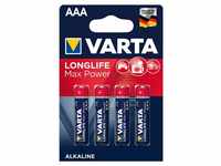 VARTA Longlife Max Power 4er-Pack AAA Batterien Akku