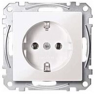 merten Klemmen Merten SCHUKO-Steckdose pws/gl MEG2401-0319