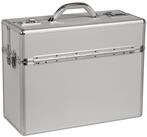 Alassio&reg; Pilotenkoffer ALUMAXX Pilotenkoffer ALPHA alu silb.