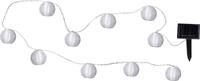 STAR TRADING LED-Lichterkette Festival, 10-flammig, ca. 2,7 m, mit Solarpanel,...