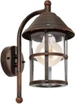 EGLO Wandleuchte San Telmo Wandlampe, Au&szlig;enbeleuchtung, Vintage, E27, IP23,...