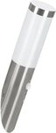 EGLO Wandleuchte Helsinki Wandlampe, Edelstahl, Au&szlig;enlampe, Edelstahl, E27, IP44,