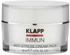 Klapp Cosmetics Gesichtsmaske Immun Anti-Stress Cream Pack