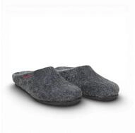 Gottstein Magicfelt 709 (100% Wolle) anthrazitgrau (Gr&ouml;&szlig;e 43-46) Hausschuh